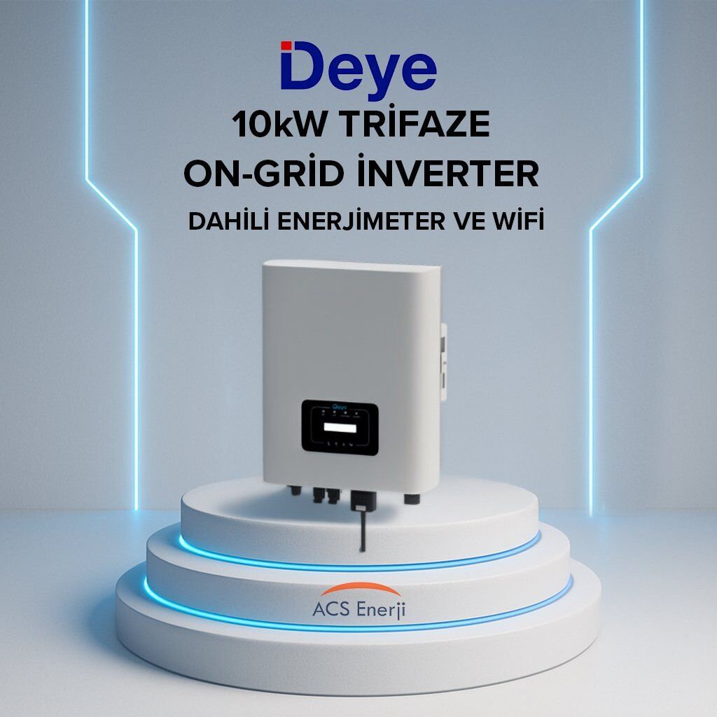 DEYE 10KW ON-GRİD TRİFAZE İNVERTER