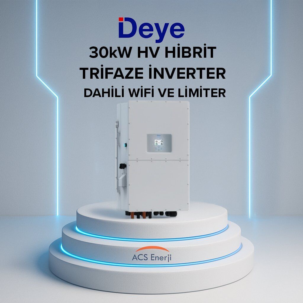 30KW HİBRİT TRİFAZE İNVERTER HV