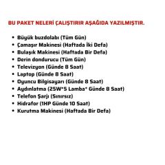 Güneş Enerjisi Solar Paketi VMIII 5Kva Mppt İnverter 550 watt Güneş Paneli 48V 50 Amper Lityum Akü