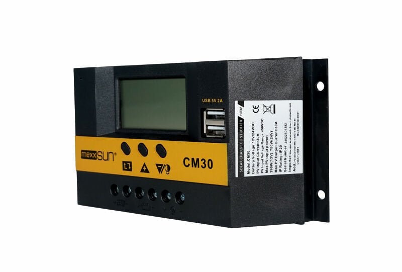 Mexxsun CM30 12/24V PWM Şarj Kontrol Cihazı