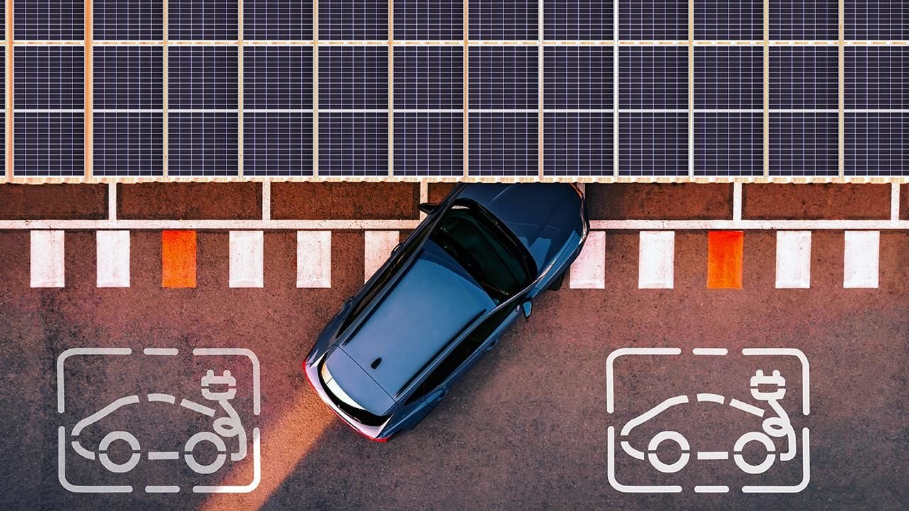 Otoparklarda Güneş Enerjisi ile Araç Şarjı | Teknovasyon Arge