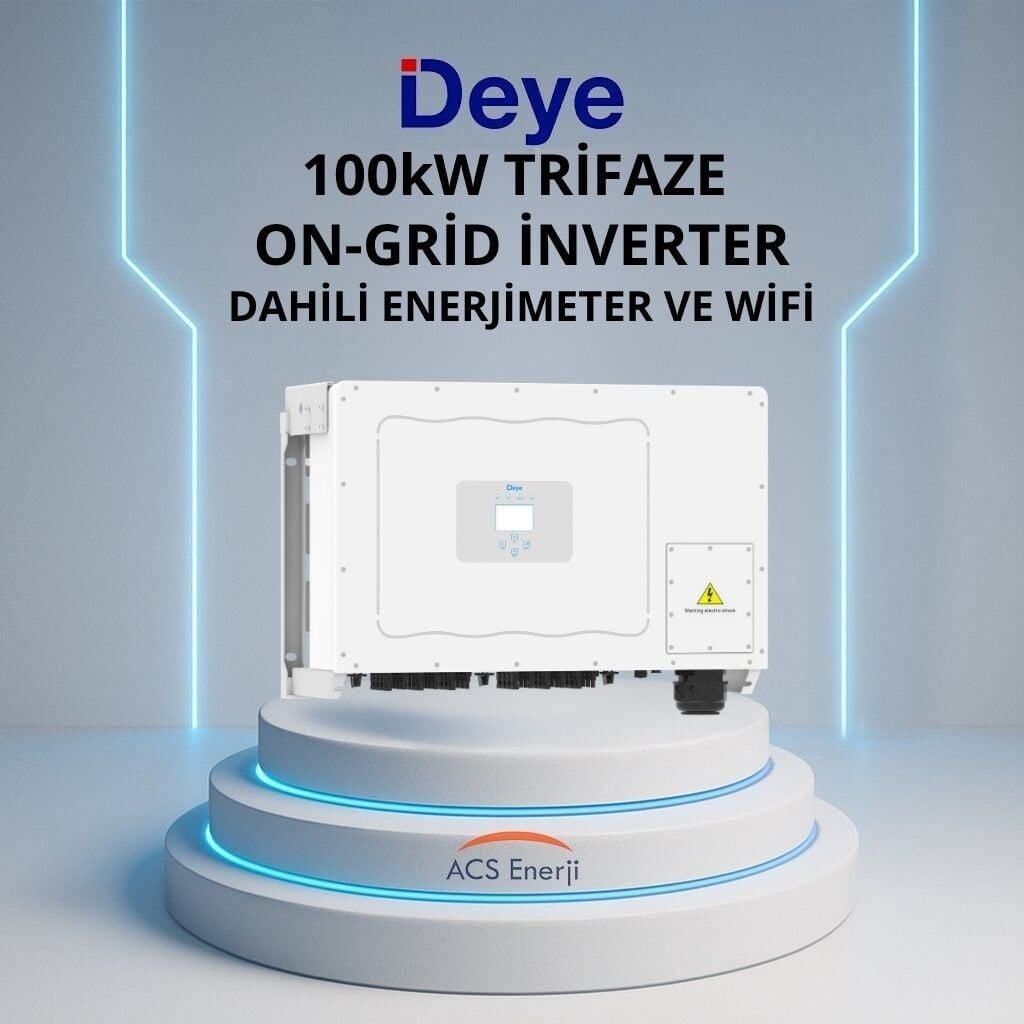 DEYE 100KW ON-GRİD TRİFAZE İNVERTER