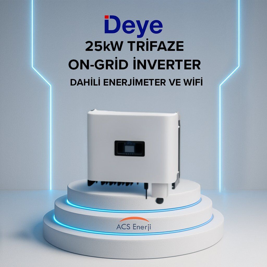 DEYE 25KW 25k ON-GRİD TRİFAZE İNVERTER