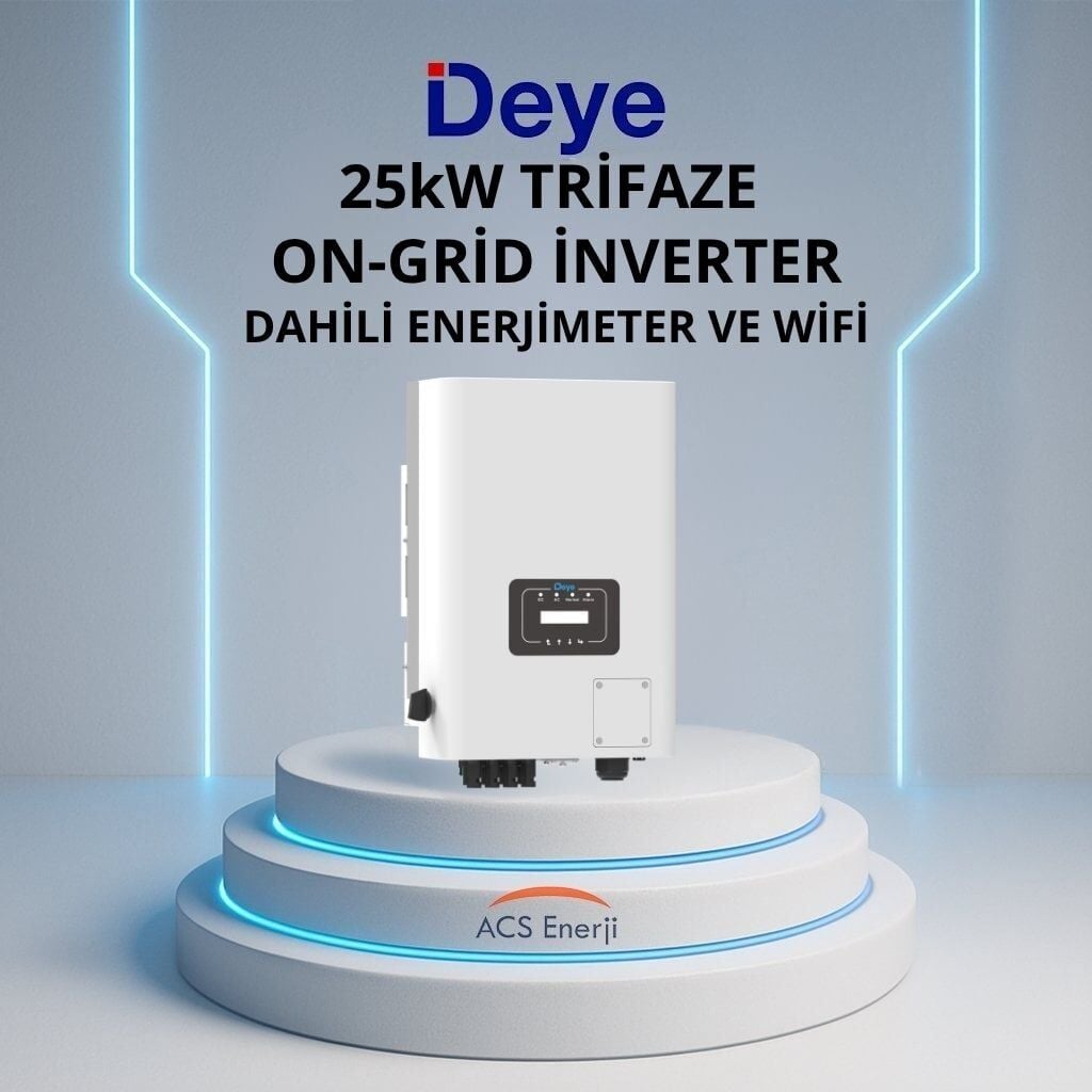 DEYE 25KW 25k ON-GRİD TRİFAZE İNVERTER