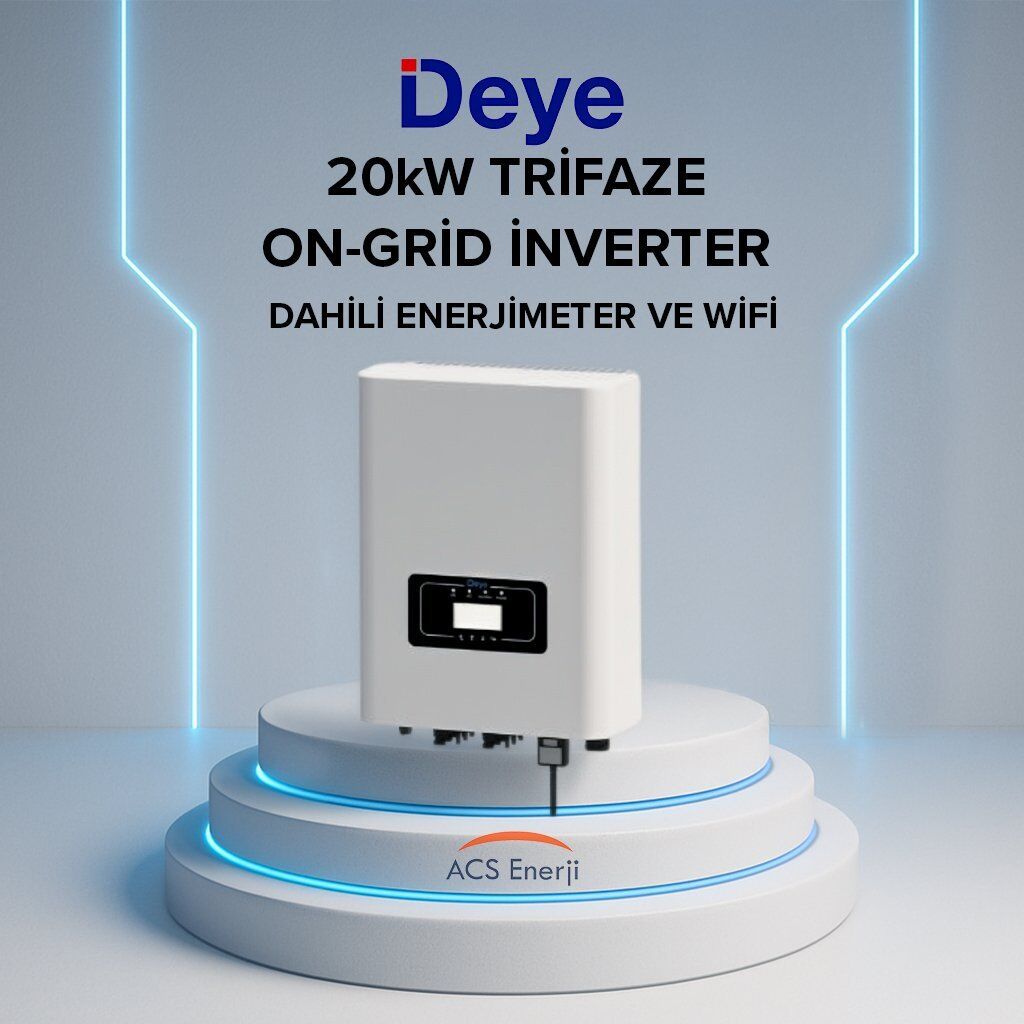 DEYE 20KW ON-GRİD TRİFAZE İNVERTER