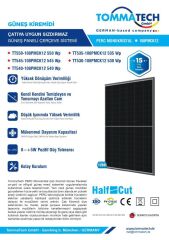 CW Enerji 545Wp 108PM M12 HC-MB Çatı Kiremidi