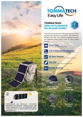 TommaTech Easy Life 25Wp Folding Solar Panel Smart Solar Panel