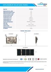 TommaTech Easy Life 25Wp Folding Solar Panel Smart Solar Panel
