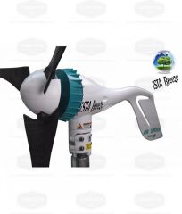 İSTA-BREEZE 500 W 12-24 V Rüzgar Türbini Air Speed +  Hibrit Şarj Kontrol Cihazı + Direk Seti