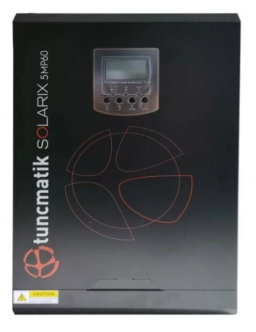 TECHNOVATION ARGE TUNÇMATİK SOLARIX 5 KW 5 KVA MPPT 60A SMART INVERTER – 48V DC Full Sine Intelligent Inverter