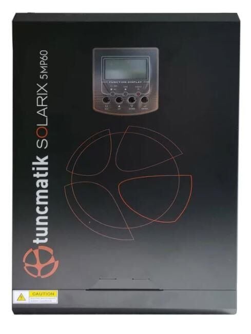 TECHNOVATION ARGE TUNÇMATIK SOLARIX 5KW 5 KVA MPPT 80A 450V SMART INVERTER - 48V DC Full Sineus Intelligent Inverter