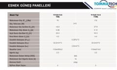 TommaTech 75Wp Flexible (Esnek) Dark Series Güneş Panelleri
