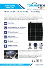 TommaTech 55Wp Flexible (Esnek) Güneş Paneli