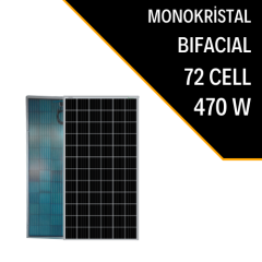 LEXRON 470W BIFACIAL MONOKRİSTAL GÜNEŞ PANELİ SP470M