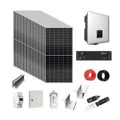 ON GRID Lityum Hibrit 10 kW Trifaze Solar Güneş Paneli Paket Sistemi