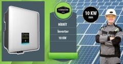 ON GRİD Lityum Hibrit 10 kW kVA Trifaze Solar Güneş Paneli Paket Sistemi