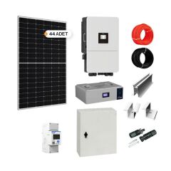 ON GRID Lityum Hibrit 20kW Trifaze Solar Güneş Paneli Paket Sistemi