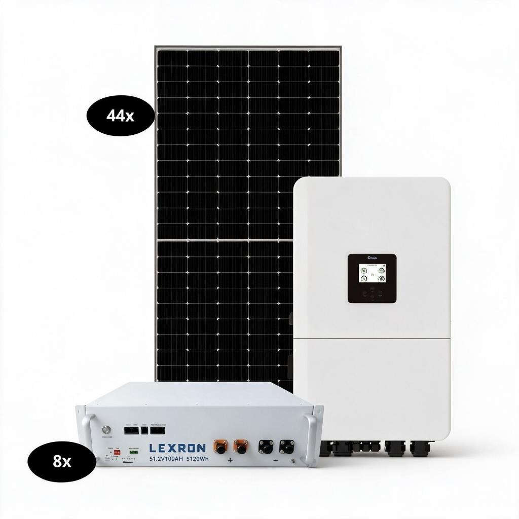 20kW Trifaze Hibrit Güneş Enerjisi Sistemi 3