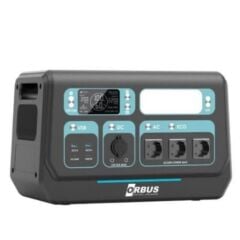 Orbus 2200W Taşınabilir Güç Kaynağı + 110W Esnek Güneş Paneli