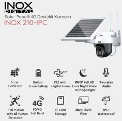 Inox 210 IPC2 MP PTZ Solar Güneş Enerjili Kamera