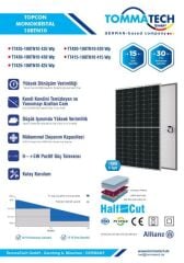 TommaTech 430 W Multibusbar Monokristal Topcon Güneş Paneli