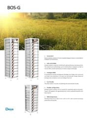 DEYE Yüksek Voltaj Lityum Akü 30.72 kWh