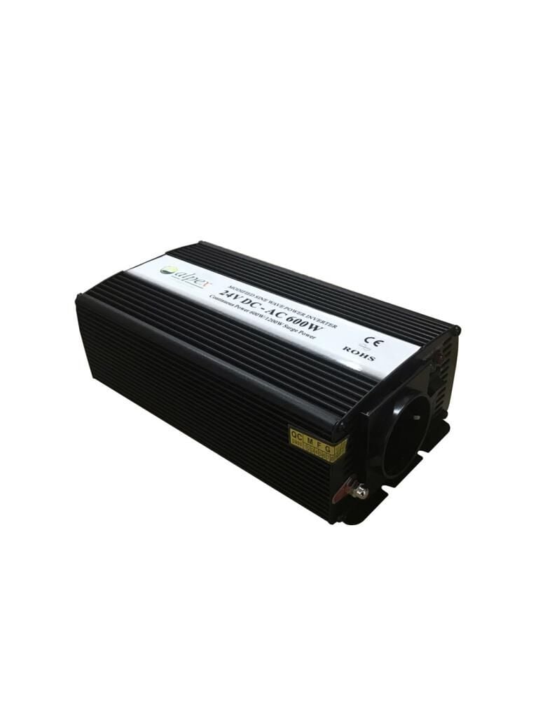 Alpex 600 WATT 24 VOLT MODIFIED SINUS INVERTER Modified Sine Inverter