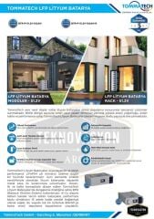 TommaTech Modüler Serisi 51.2V 102AH G2 LFP Lityum Batarya Akü LİFEPO4