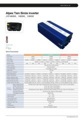 Alpex 12 V 1000 W Tam Sinüs İnverter