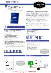 Havensis 30A MPPT Solar Şarj Kontrol