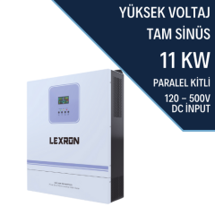 Lexron 11KW HV 2XMPPT AKILLI INVERTER 48V