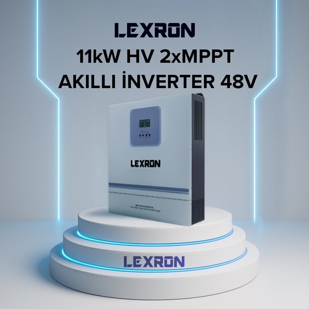 Lexron 11KW HV 2XMPPT AKILLI INVERTER 48V