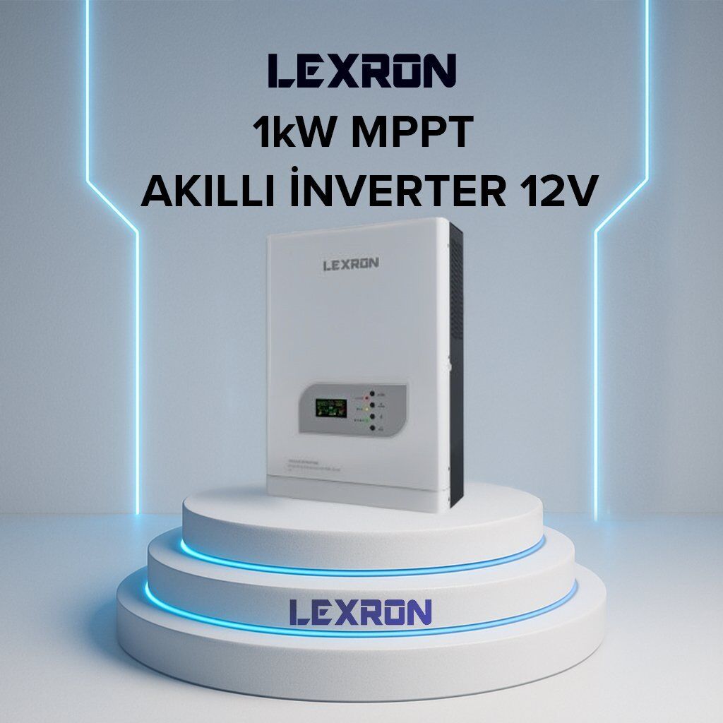 Lexron 1Kw 1000W Mppt 12V Akıllı İnverter