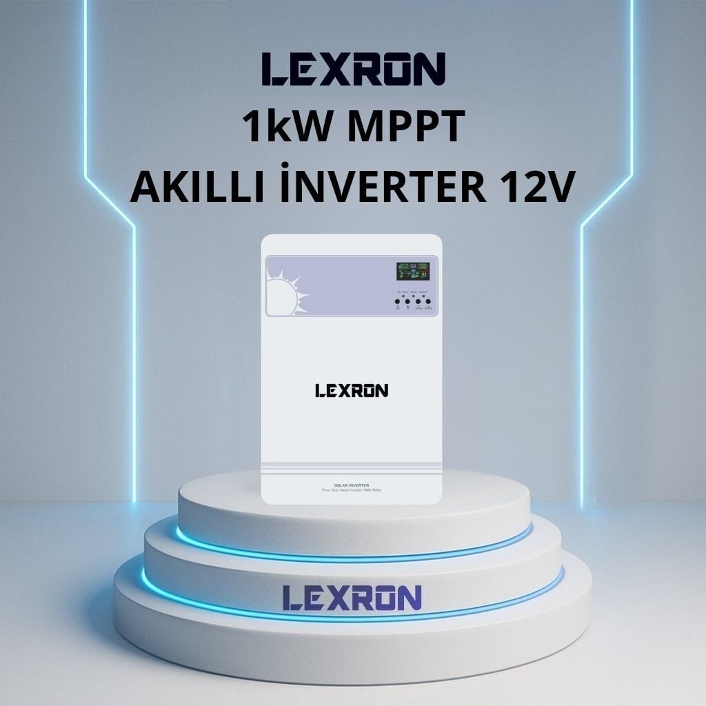 Lexron 1Kw 1000W Mppt 12V Akıllı İnverter