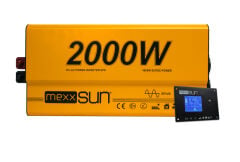 Mexxsun 12V Volt - 2000W Watt Ats Ups Şarjlı Tam Sınüs Inverter ( Ekranlı )