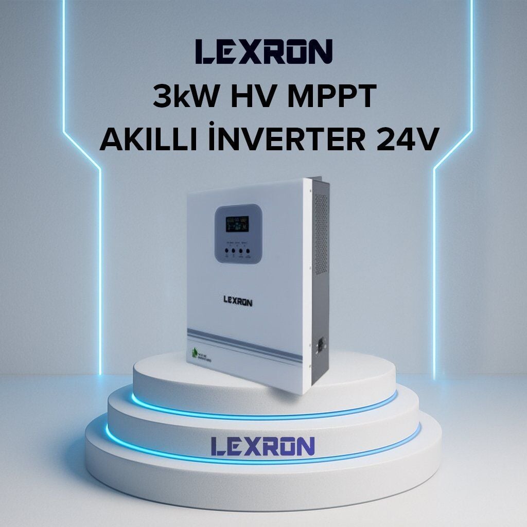Lexron 3KW HV MPPT AKILLI İNVERTER 24V