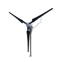 İsta Breeze 1500W 24V/48V Windsafe Korumalı Rüzgar Türbini + Wind Pro Şarj Kontrol Cihazı + Direk Seti