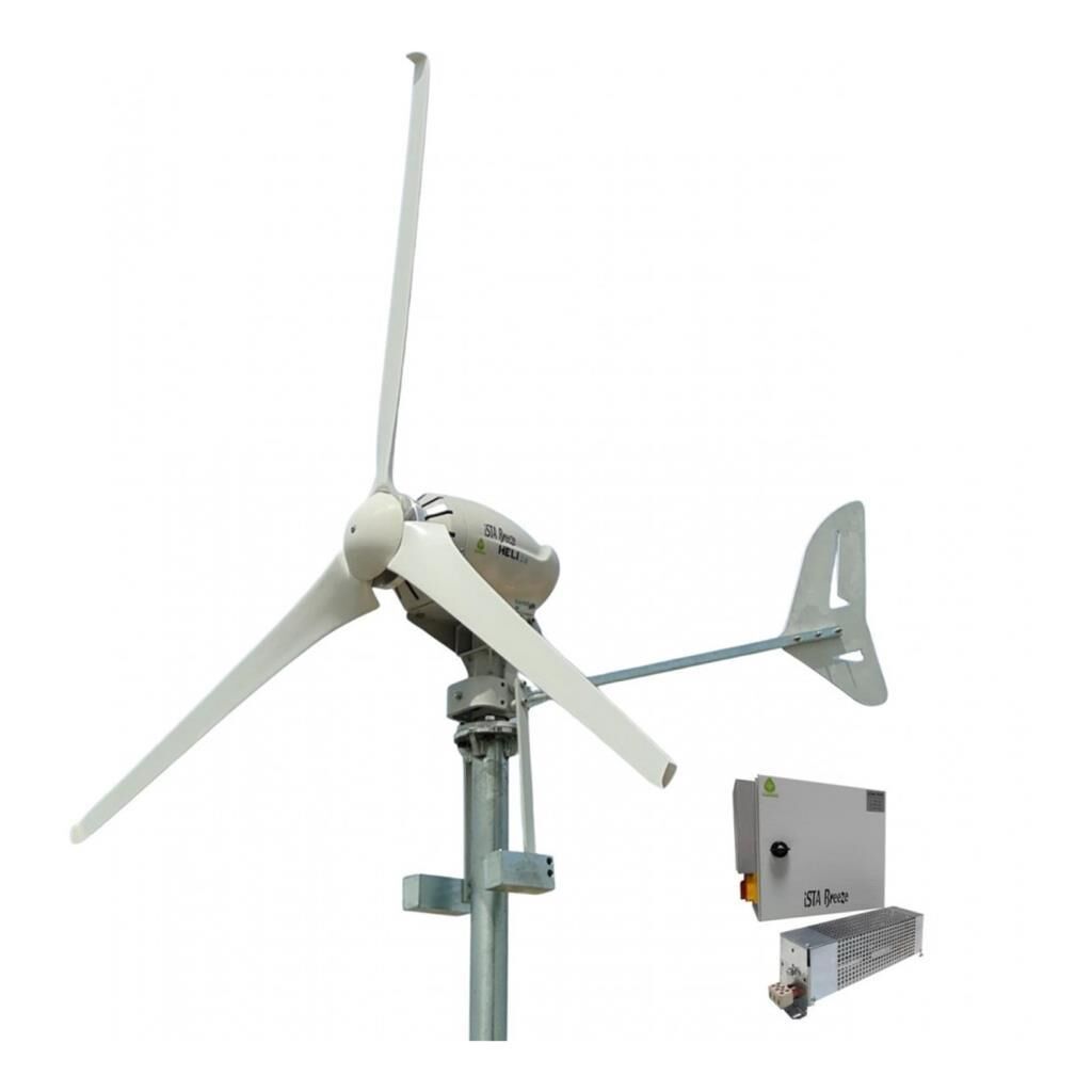 İsta Breeze Set Heli 2 kW 48 V Rüzgar Türbini + Wind Pro Şarj Kontrol Cihazı