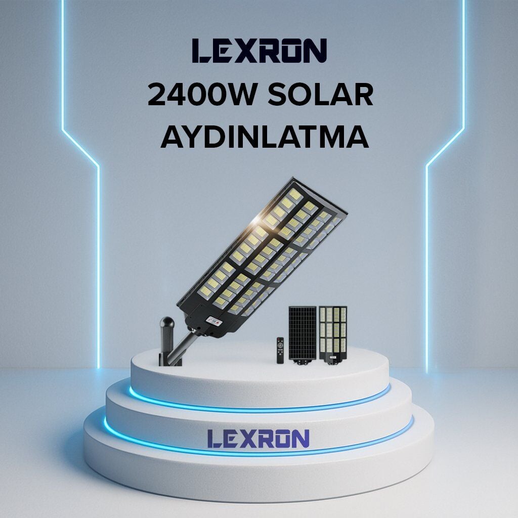 Lexron 2400W Solar Aydınlatma