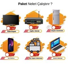 Güneş Enerjisi Bağ Evi Solar Paketi - 2000W Tam Sinüs İnverter, 2 x 340W 24V Polikristal Güneş Paneli, 2 x 150Ah 12V Jel Akü