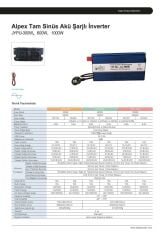 Alpex 500 Watt 12 Volt UPS (Şebeke Şarjlı) Tam Sinüs İnverter