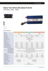 Alpex 500 Watt 12 Volt UPS (Şebeke Şarjlı) Tam Sinüs İnverter
