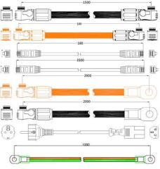 Pylontech SC500-100S Akü Denetleme BMS, Taban Kablolar, (H48050 için)
