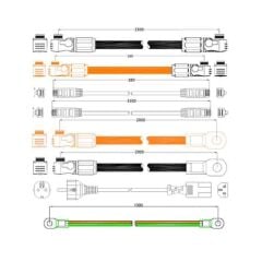 Pylontech SC1000-100S Akü Denetleme BMS, Taban Kablolar, H48050 için
