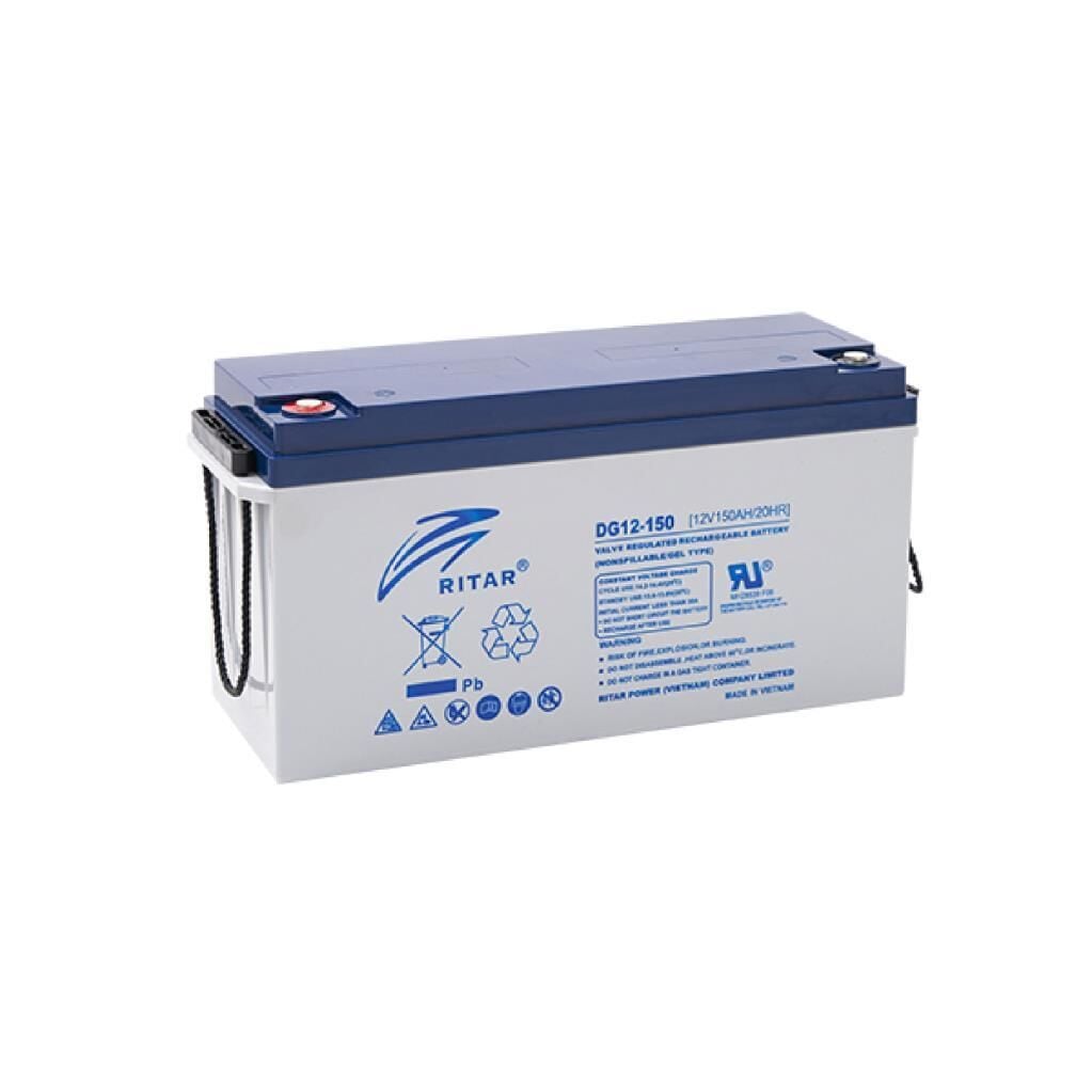 Ritar DG12‑150 Deep Cycle 12V 150Ah Jel Akü