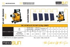 DC Yüzey Pompa 2Hp 1500W (SFP29-13-1500W/110V)