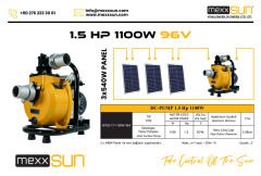 DC Yüzey Pompa 1.5Hp 1100W (SFP20-17-1100W/96V)