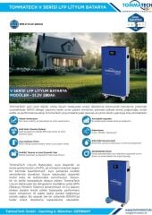 Tommatech 51.2V 280 Ah LFP Lityum Batarya (Taşınabilir)