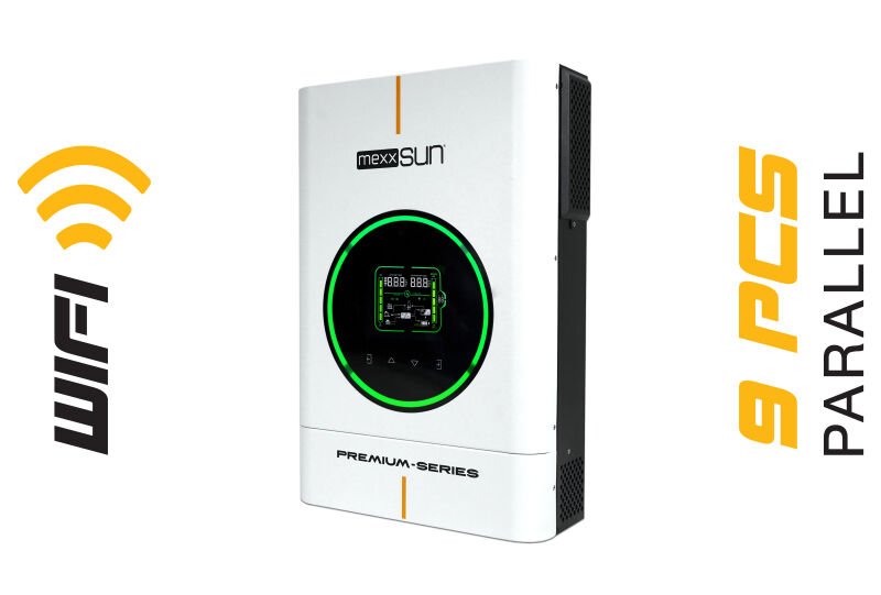 MEXX-P6kW - Premium 48V 6kW (Paralel /Wi-Fi/ Dual Output)