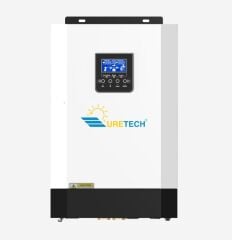 Uretech 3.5kW 3500 Watt 24V Tam Sinüs Akıllı MPPT 110A HV (120v-500v) İnverter